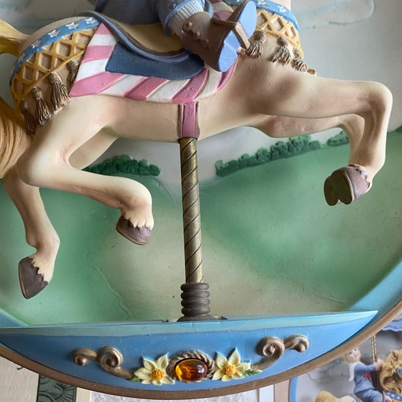 3rd PLATE VINTAGE 1994 ‘ALL ABOARD’ of the BRADFORD EXCHANGE COLLECTION - Picture 3 of 10